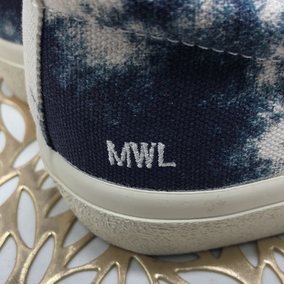 Men’s or Woman’s MADEWELL Tied Dyed Acid Wash Slip On boat Shoes WS 7 MS 5.5 - Picture 8 of 10